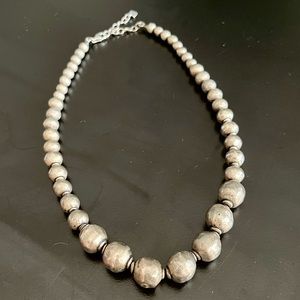 Sterling Silver Bead Necklace, Silpada